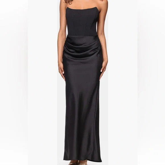 Betsy & Adam | Dresses | Betsy Adam Black Gown | Poshmark